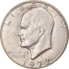 Coin, United States, Eisenhower Dollar, Dollar, 1972, U.S. Mint, Denver, Eagle