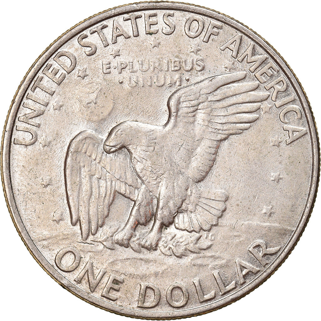 Coin, United States, Eisenhower Dollar, Dollar, 1972, U.S. Mint, Denver, Eagle