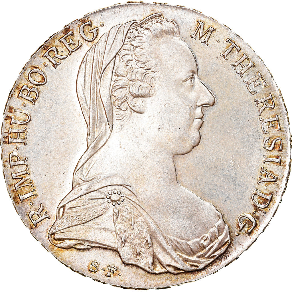 Monnaie, Autriche, Joseph II, Thaler, 1780, Vienna, Refrappe officielle, SUP