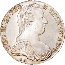 Monnaie, Autriche, Joseph II, Thaler, 1780, Vienna, Refrappe officielle, SUP