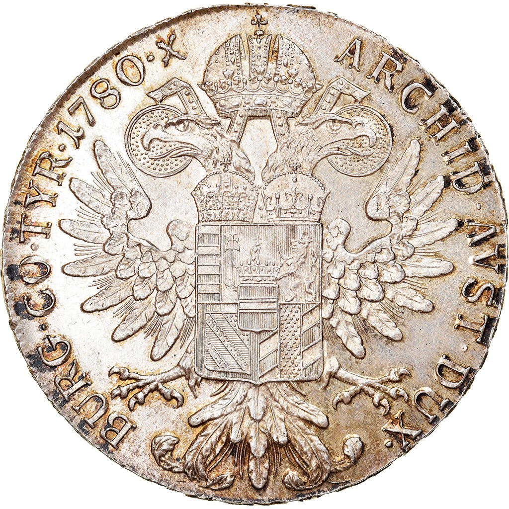 Monnaie, Autriche, Joseph II, Thaler, 1780, Vienna, Refrappe officielle, SUP