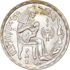 Moneta, Egitto, Pound, 1979, SPL-, Argento, KM:489