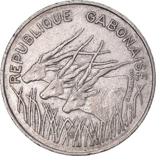 Munten, Gabon, 100 Francs, 1975