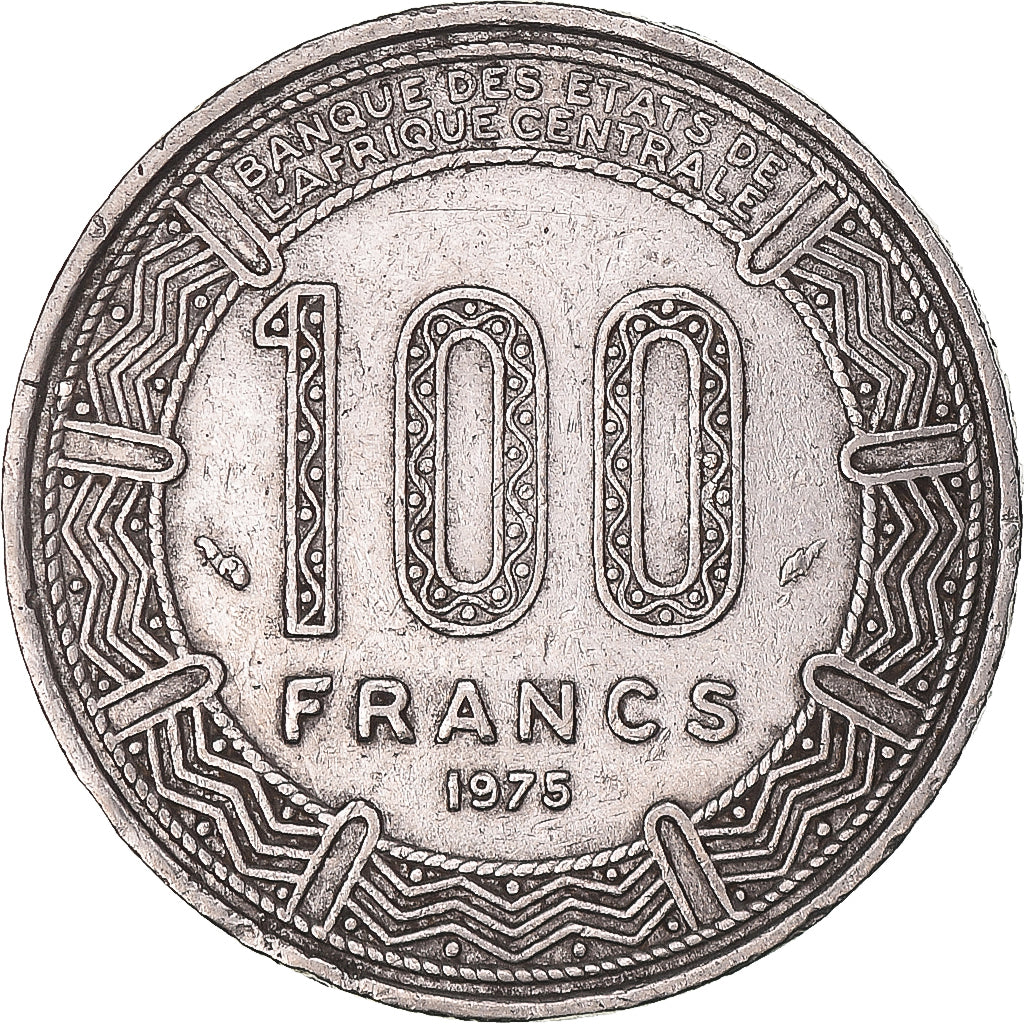 Munten, Gabon, 100 Francs, 1975