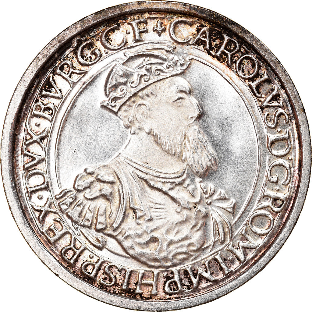 Coin, Belgium, 5 Ecu, 1987, AU(50-53), Silver, KM:166