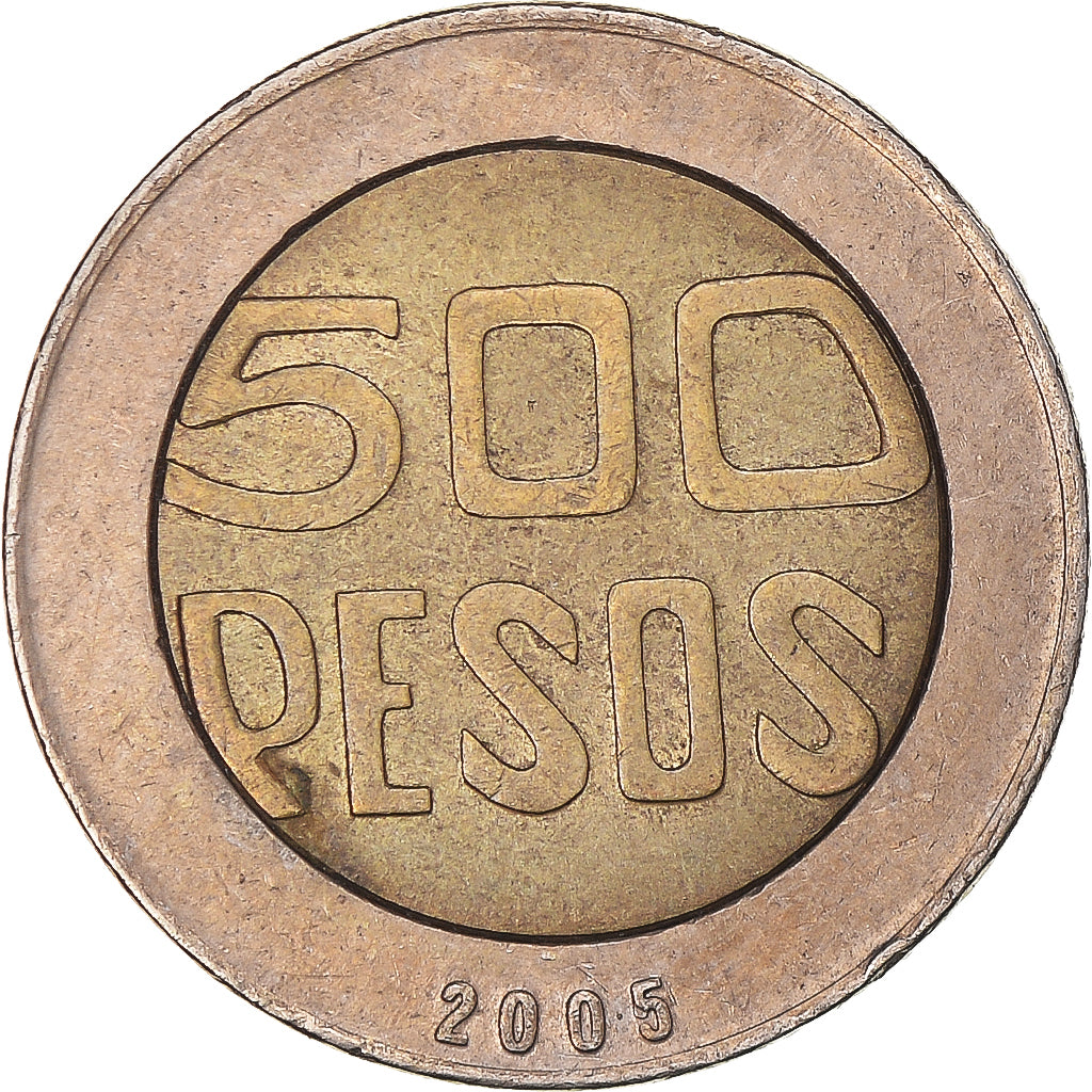 Munten, Colombia, 500 Pesos, 2005