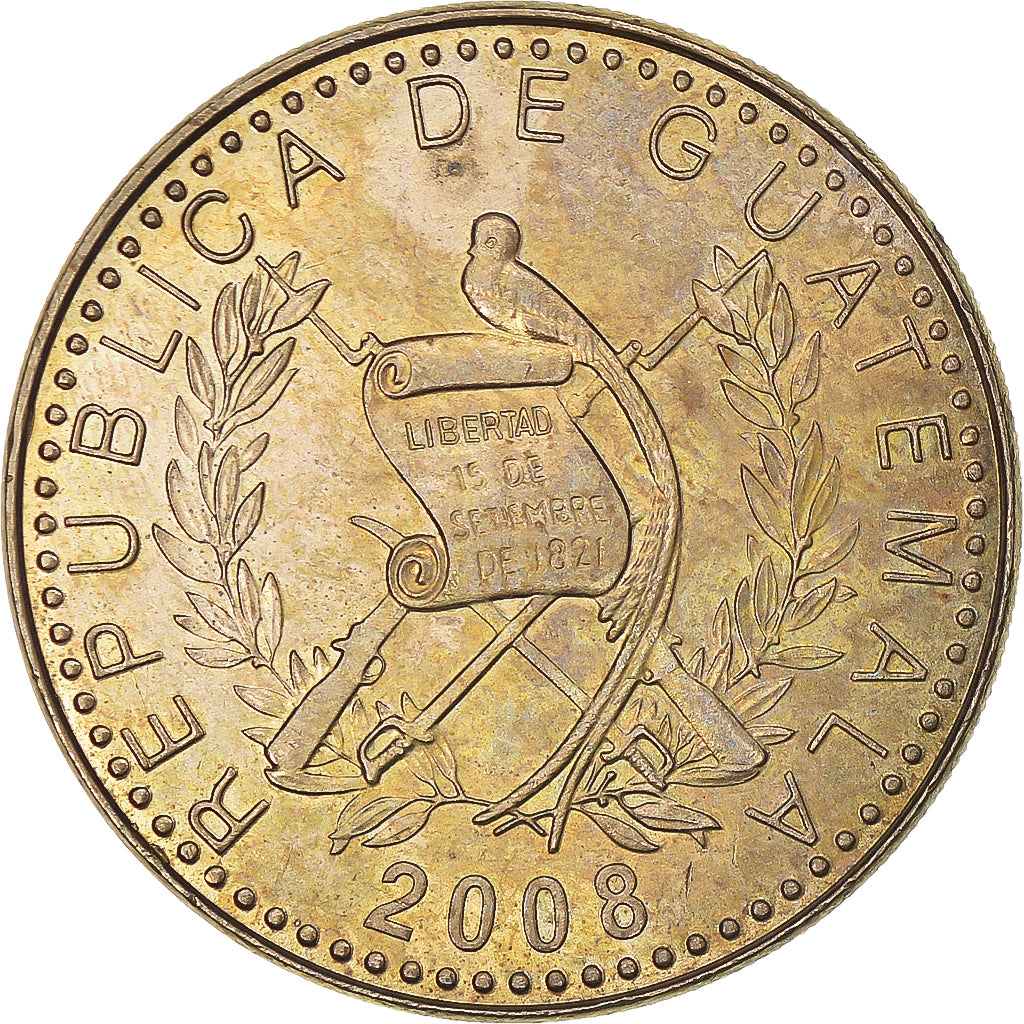 Monnaie, Guatemala, Quetzal, 2008