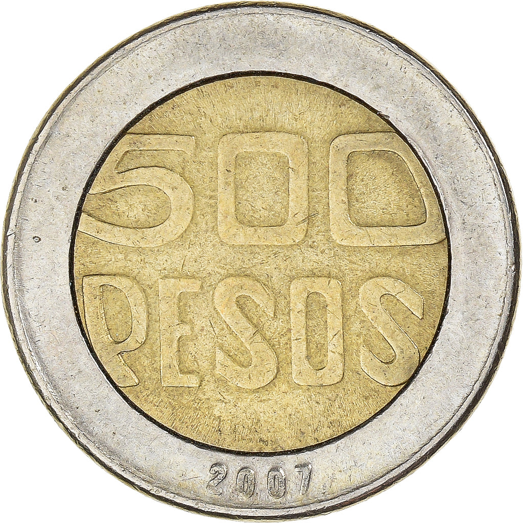 Moneda, Colombia, 500 Pesos, 2007