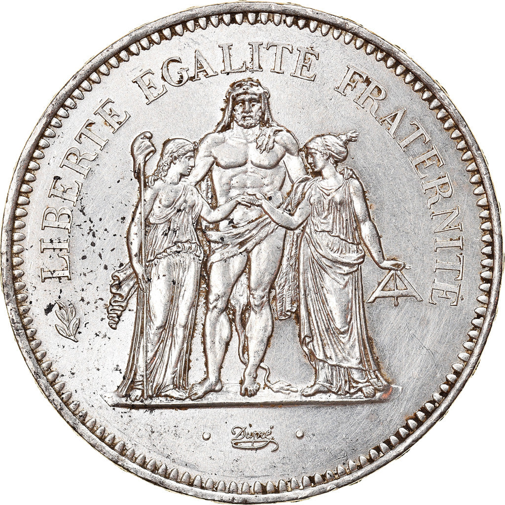 Münze, Frankreich, Hercule, 50 Francs, 1978, Paris, SS, Silber, KM:941.1