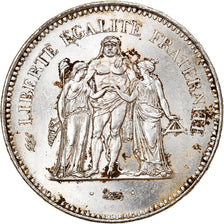 Coin, France, Hercule, 50 Francs, 1975, Paris, EF(40-45), Silver, KM:941.1