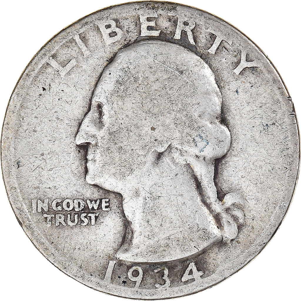 USA, Quarter, 1934