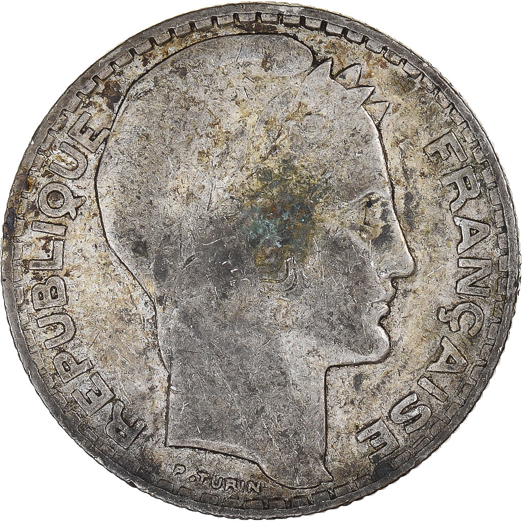 Moeda, França, 10 Francs, 1934