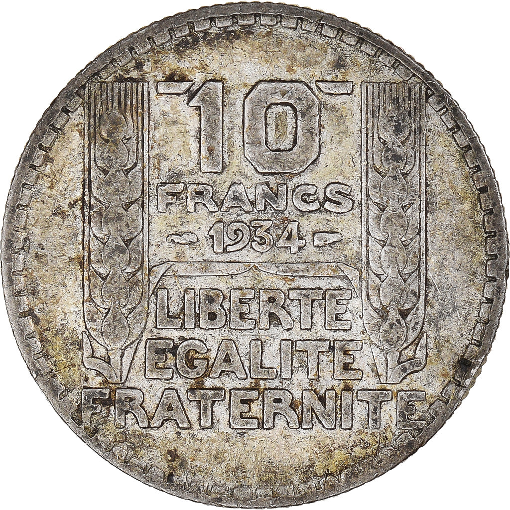 Moeda, França, 10 Francs, 1934