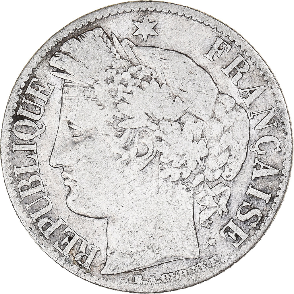 Coin, France, Franc, 1871