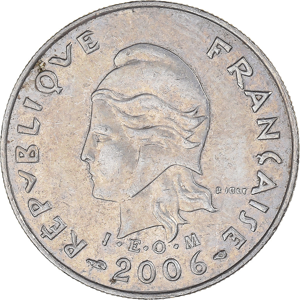 Münze, Neukaledonien, 10 Francs, 2006