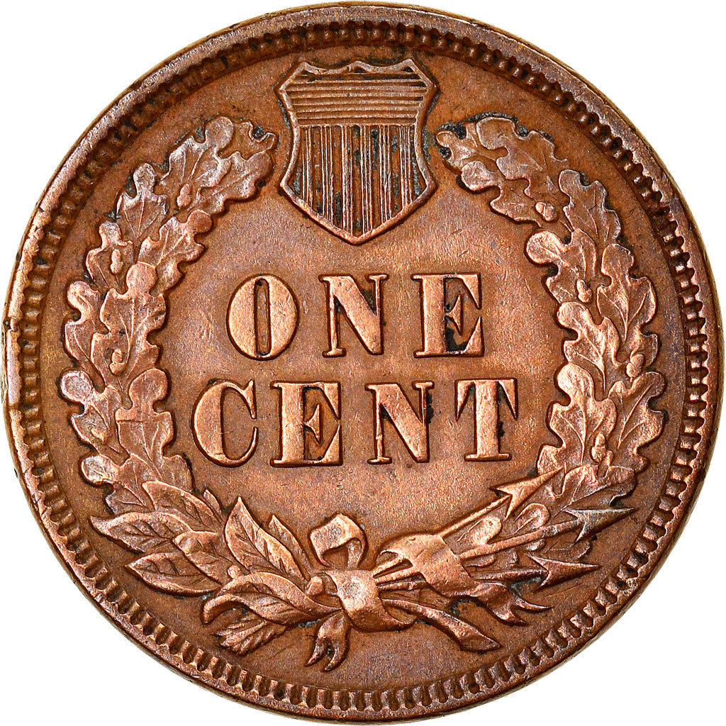 Coin, United States, Indian Head Cent, Cent, 1907, U.S. Mint, Philadelphia