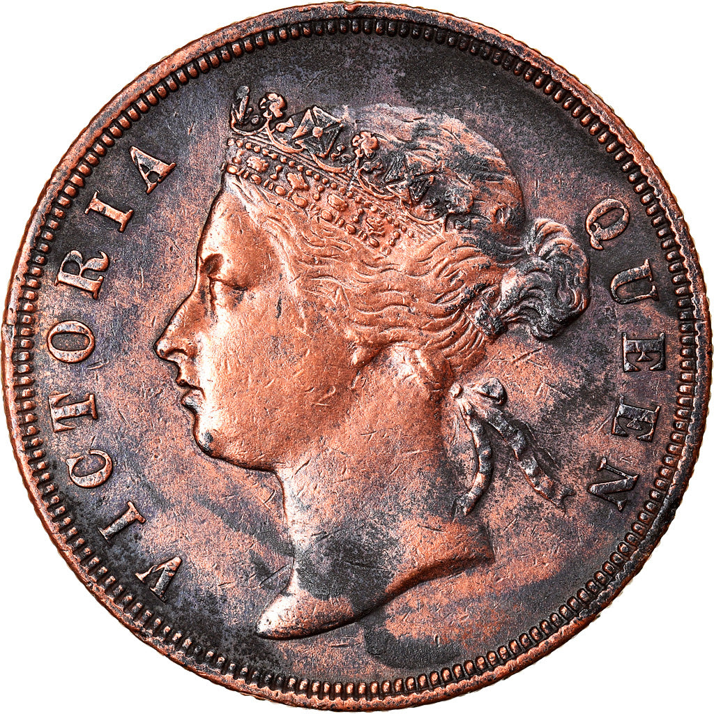 Coin, Straits Settlements, Victoria, Cent, 1887, Paris, VF(30-35), Bronze, KM:16