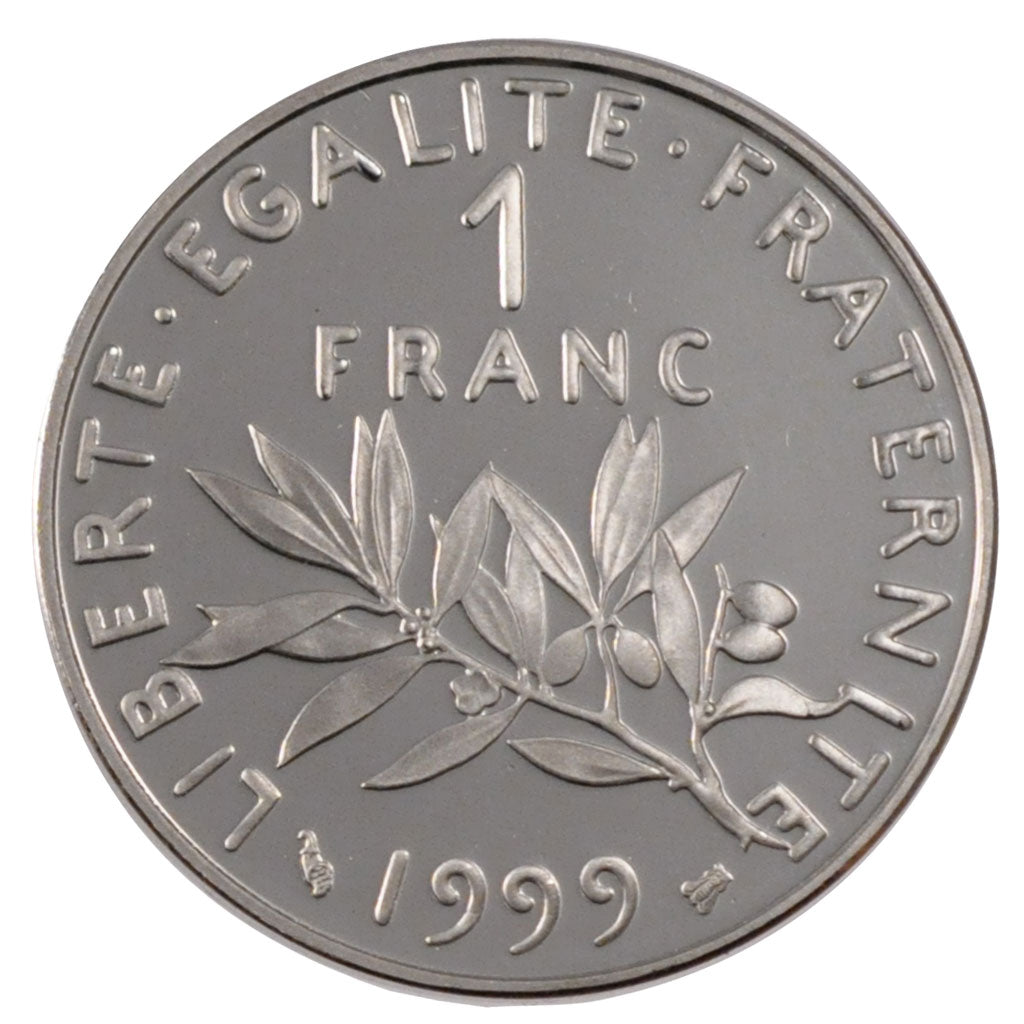 Francia, Semeuse, Franc, 1999, Paris, SPL, Nichel, Gadoury:474b