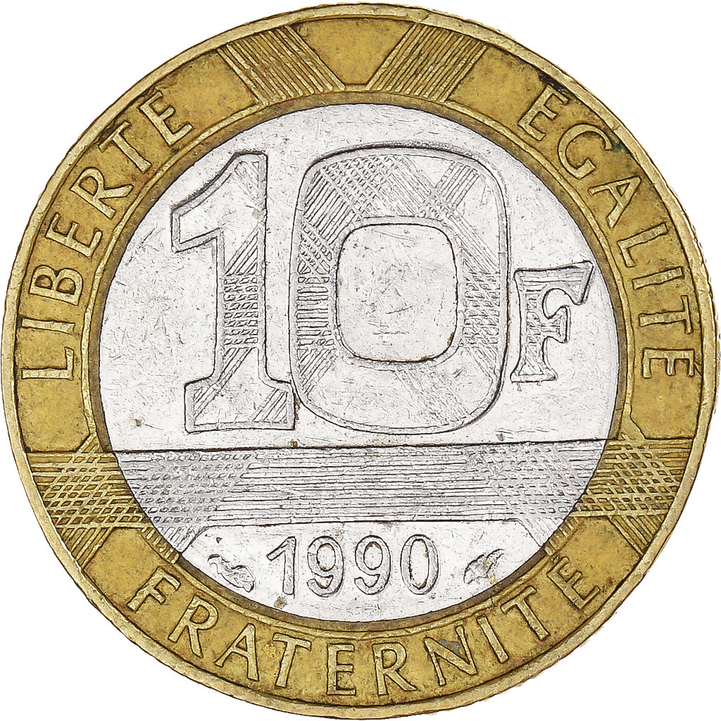 Münze, Frankreich, 10 Francs, 1990