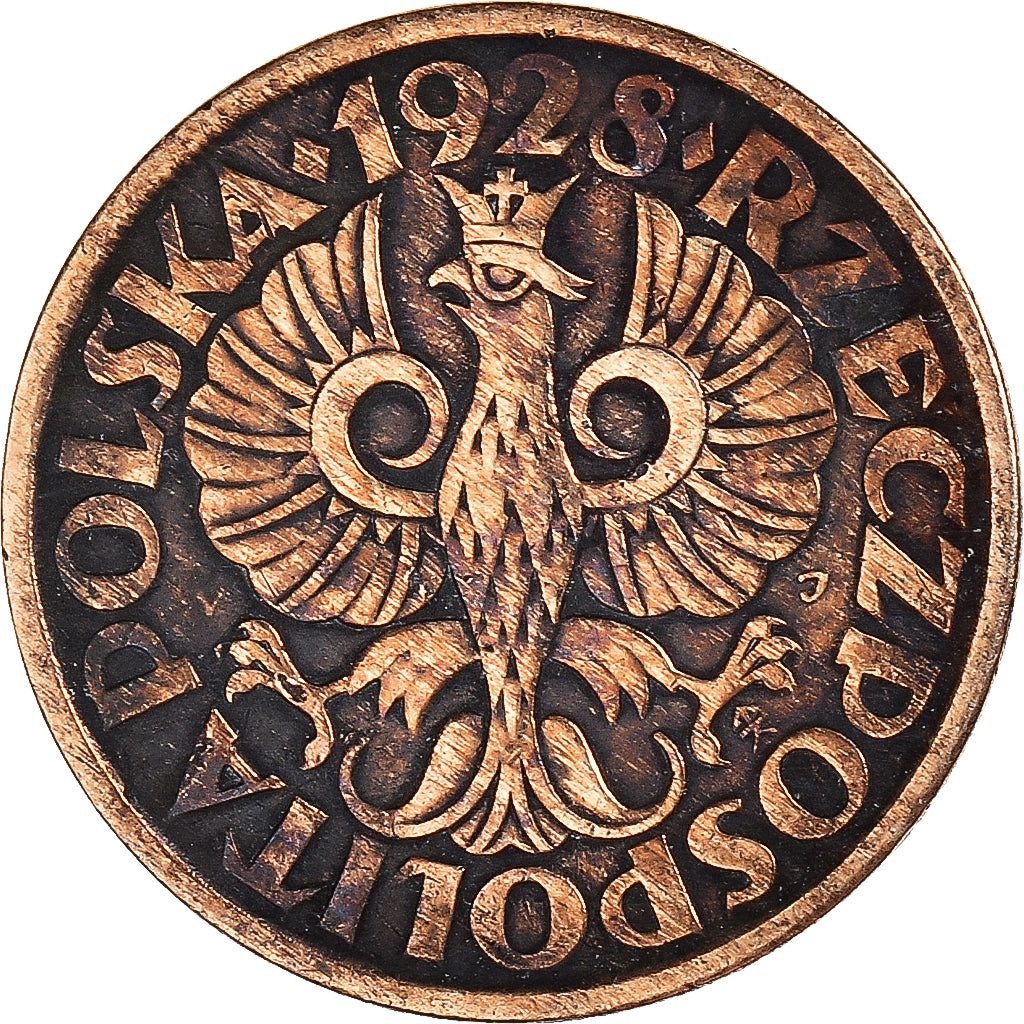 Moneta, Polonia, 2 Grosze, 1928