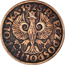Moneta, Polonia, 2 Grosze, 1928