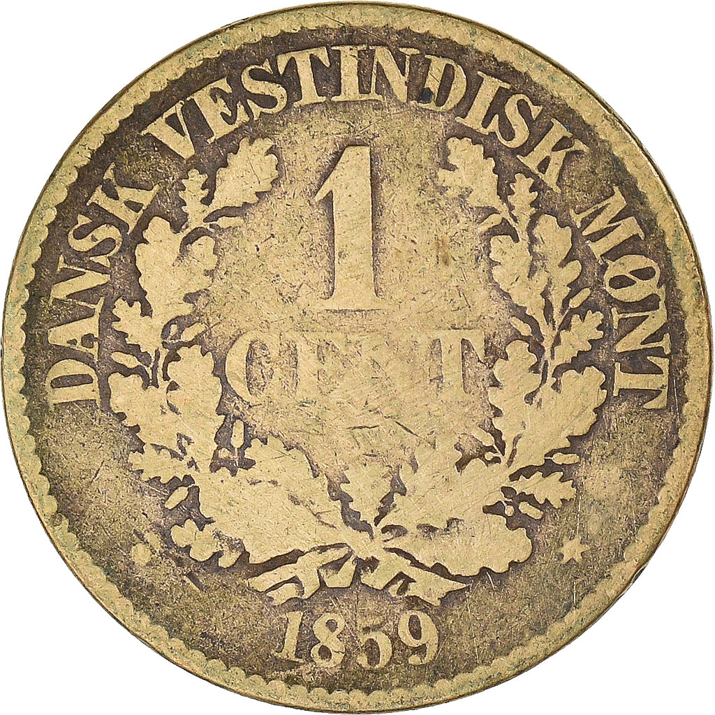 Monnaie, Danemark, Cent, 1859