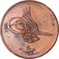 Moneta, Egitto, Abdul Aziz, 20 Para, 1869/AH1277, MB+, Bronzo, KM:244