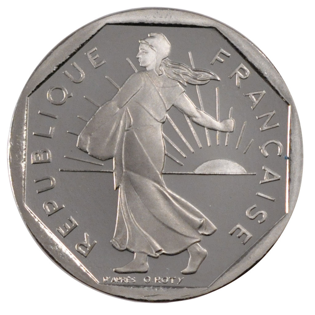 FRANCE, 2 Francs, 1998, MS(63), Nickel, Gadoury #547b, 7.50