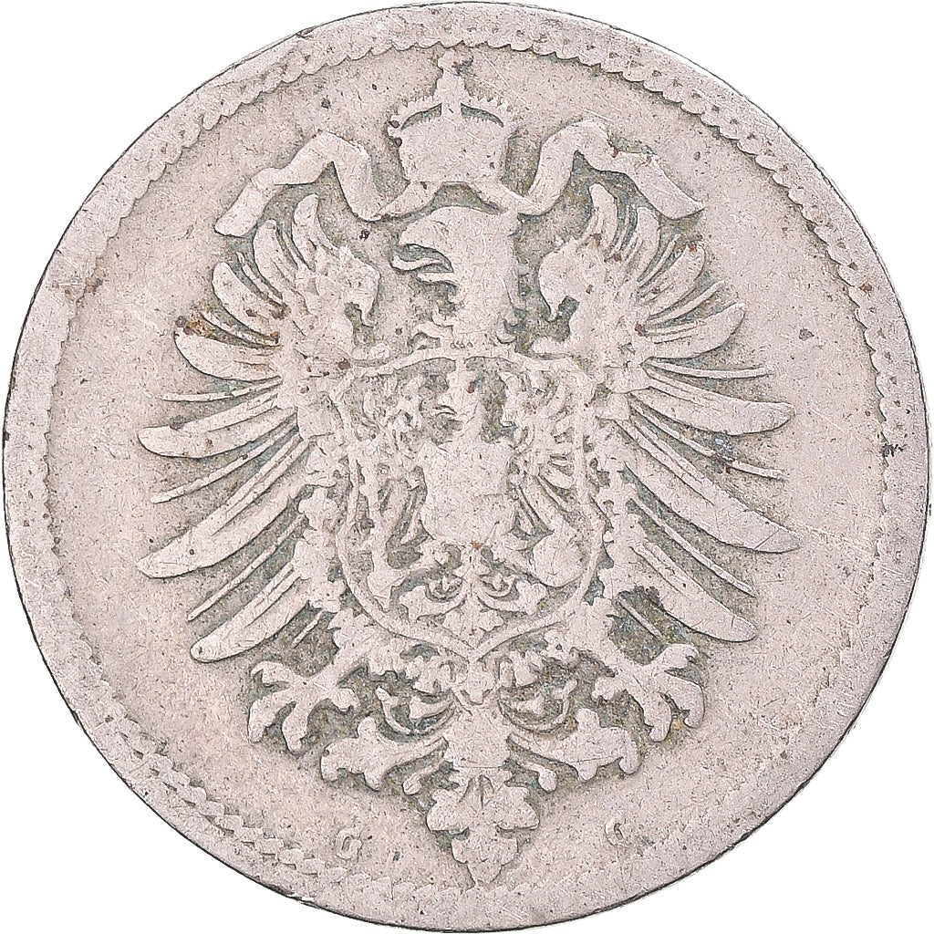 Monnaie, Allemagne, 10 Pfennig, 1874