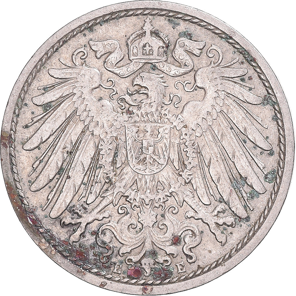 Moneta, Germania, 10 Pfennig, 1909