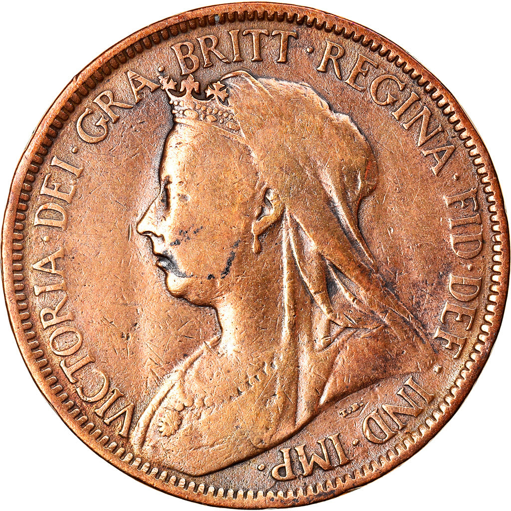 Coin, Great Britain, Victoria, 1/2 Penny, 1898, VF(20-25), Bronze, KM:789
