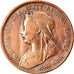 Coin, Great Britain, Victoria, 1/2 Penny, 1898, VF(20-25), Bronze, KM:789