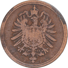 Monnaie, Allemagne, Pfennig, 1876