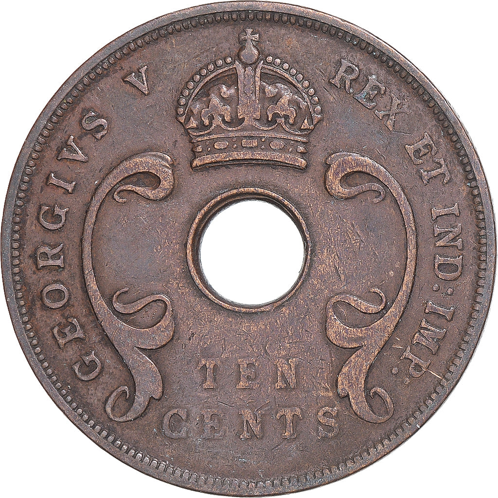 Coin, EAST AFRICA, 10 Cents, 1925