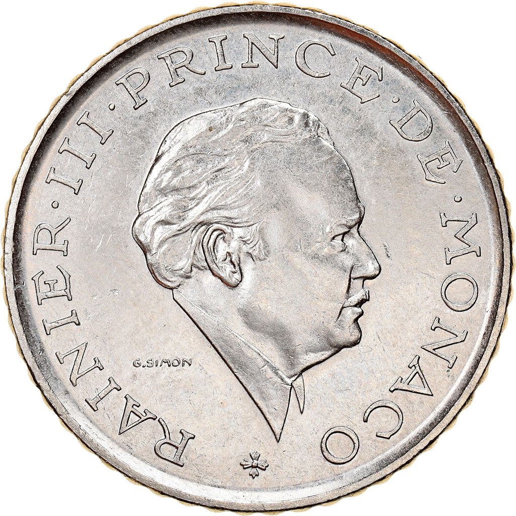Coin, Monaco, Rainier III, 2 Francs, 1981, AU(55-58), Nickel, KM:157