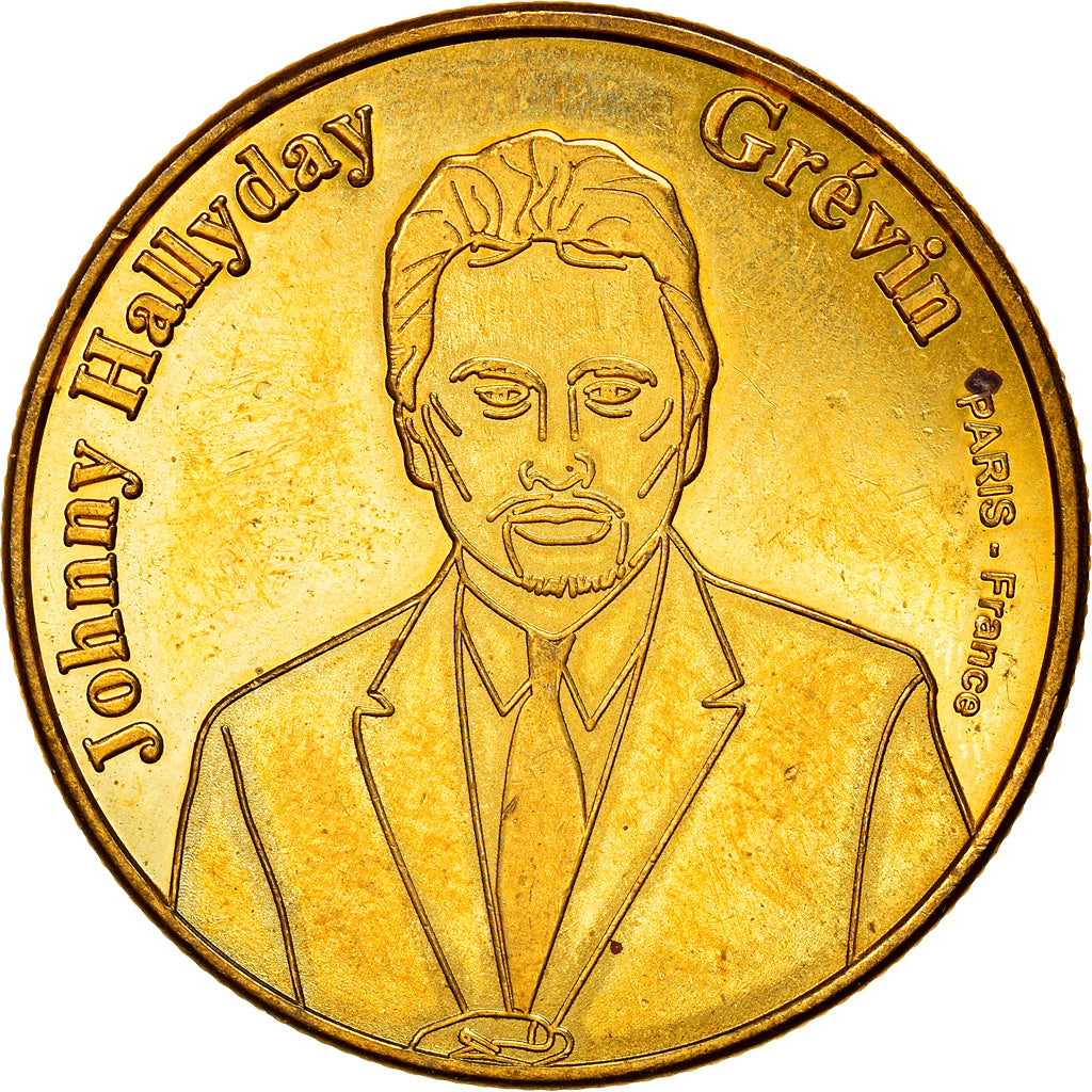France, Token, Touristic token, Paris - Musée Grévin - Johnny Halliday, Arts &