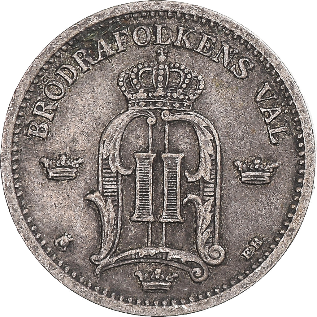Coin, Sweden, 25 Öre, 1897