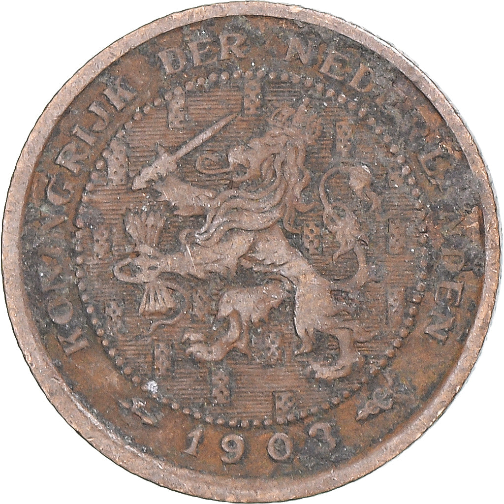 Moneta, Paesi Bassi, 1/2 Cent, 1903