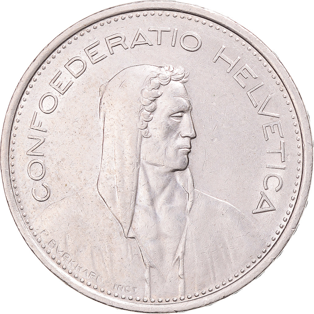 Münze, Schweiz, 5 Francs, 1968