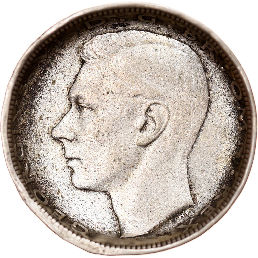 Moneta, Wielka Brytania, George VI, 1/2 Crown, 1939, Puck, VF(20-25), Srebro