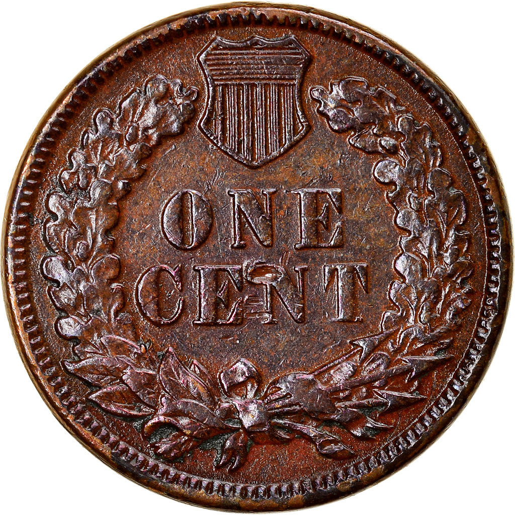 Coin, United States, Indian Head Cent, Cent, 1884, U.S. Mint, Philadelphia