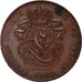 Moneda, Bélgica, Leopold I, 2 Centimes, 1862, Bruxelles, MBC, Cobre, KM:4.2