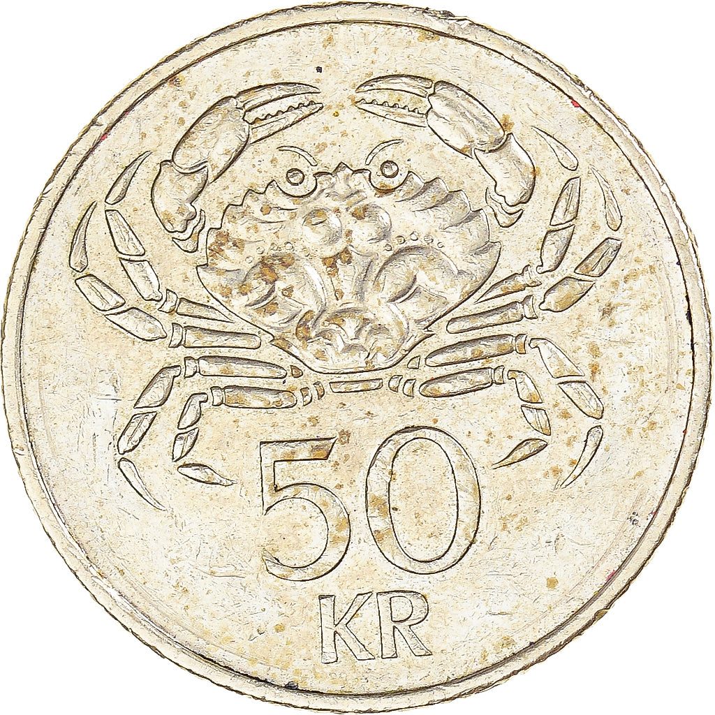 Moneda, Islandia, 50 Kronur, 2005