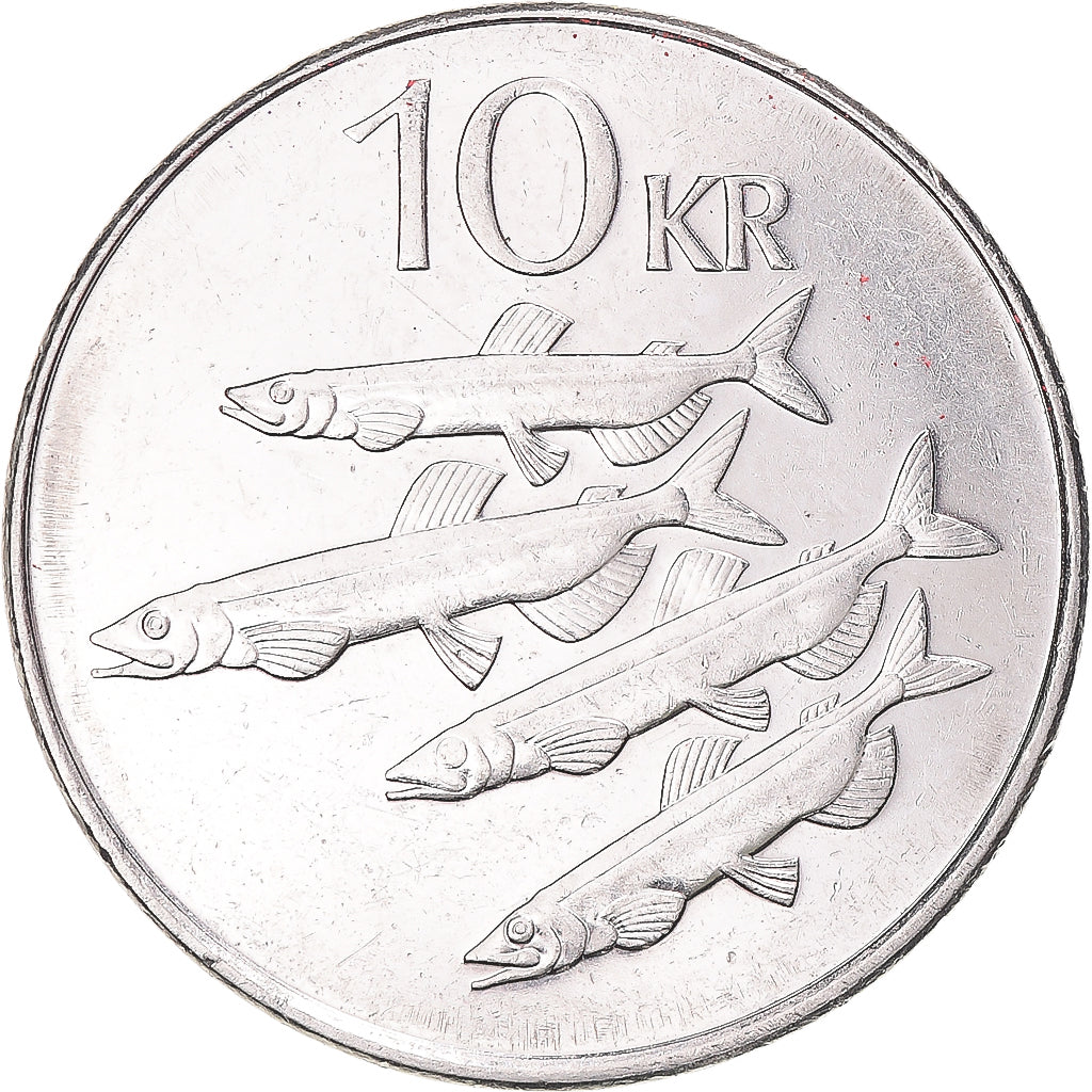 Coin, Iceland, 10 Kronur, 2004
