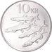Monnaie, Islande, 10 Kronur, 2004