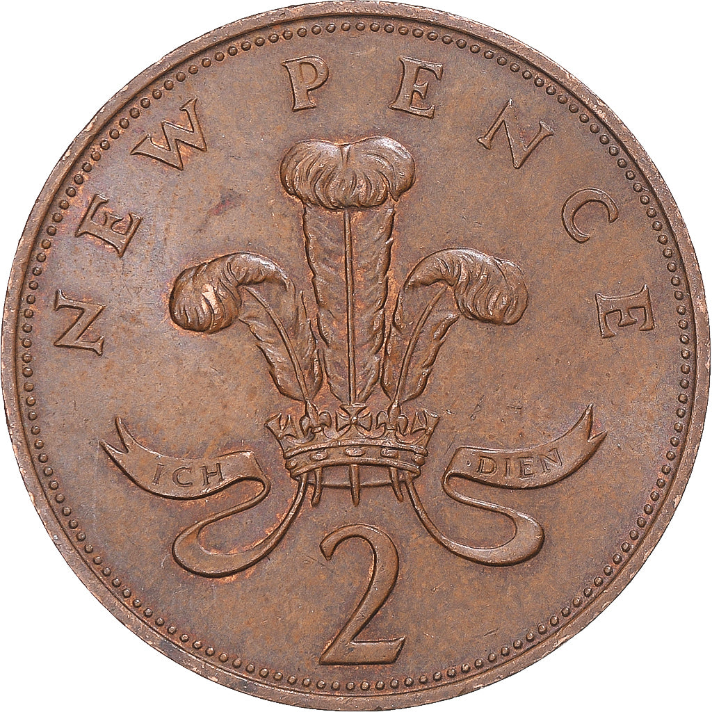 Munten, Groot Bretagne, 2 New Pence, 1971