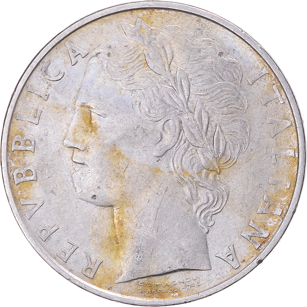 Moneda, Italia, 100 Lire, 1960