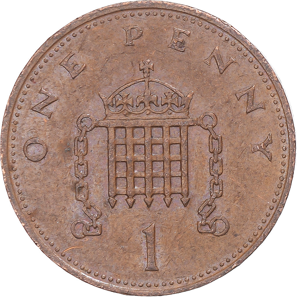 Moeda, Grã-Bretanha, Penny, 1984