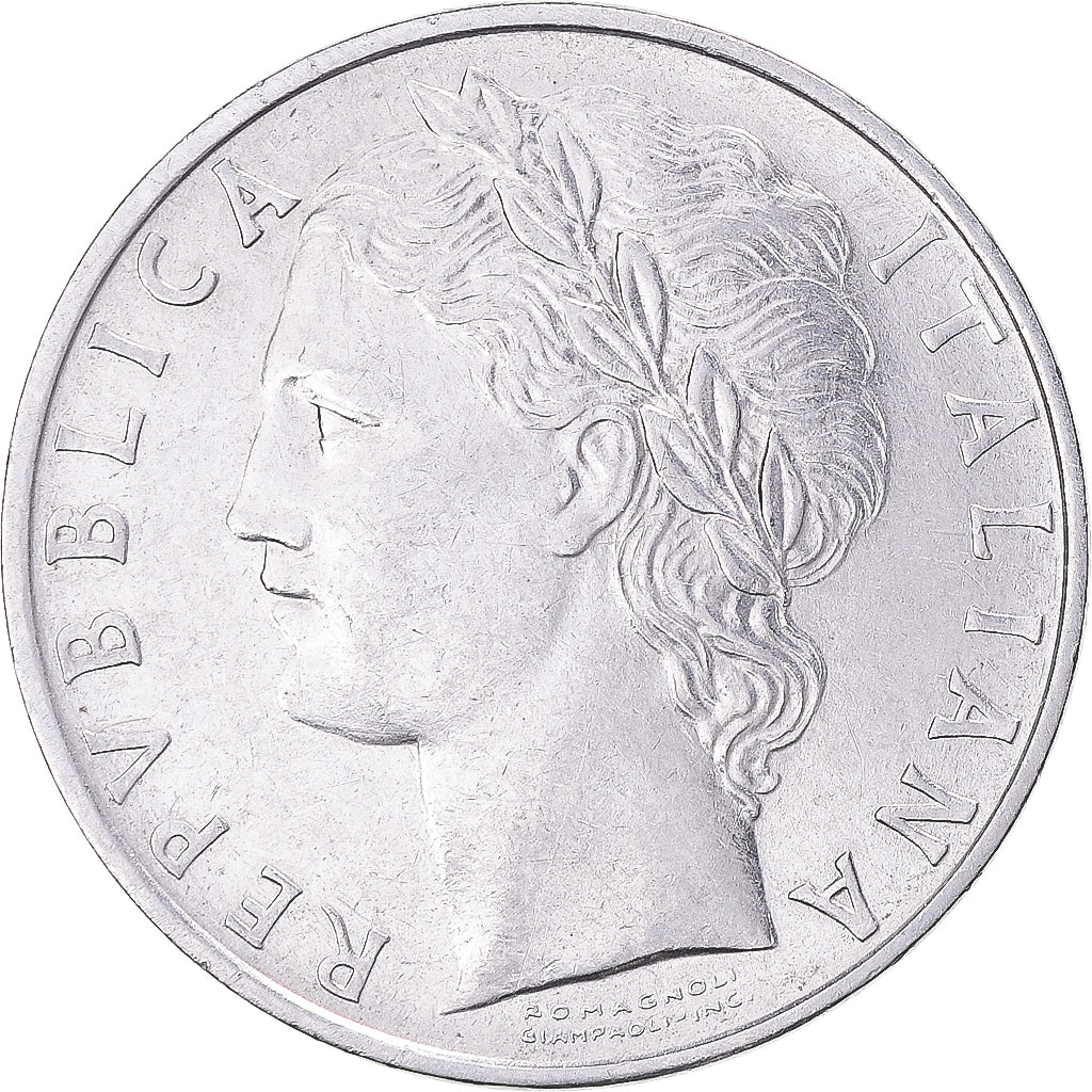 Moneda, Italia, 100 Lire, 1965