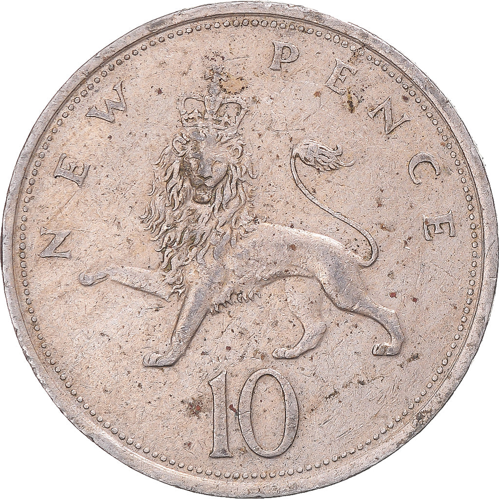 Moneta, Gran Bretagna, 10 New Pence, 1976
